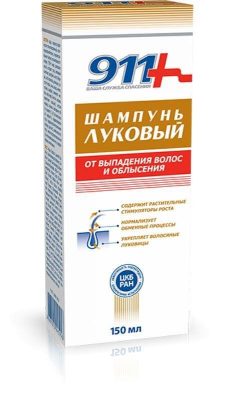 911 ЛУКОВ Ш-Н ЗА КОСОПАД И ПЛЕШИВОСТ 150МЛ | 911 ONION SH-N FOR HAIR LOSS AND BALDNESS 150ML