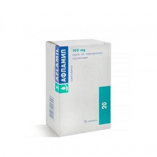 АФЛАМИЛ САШЕТА 100 мг Х 20 бр. | AFLAMIL SACHET 100 mg X 20 pcs.