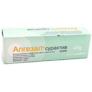 Алгезал Сюрактив крем при мускулни и ставни болки 40г | Algezal Suractive cream for muscle and joint pain 40g