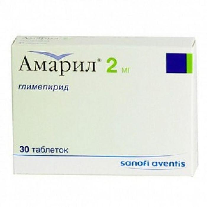 АМАРИЛ ТАБЛ. 2МГ Х 30 | AMARYL tab. 2 MG X 30
