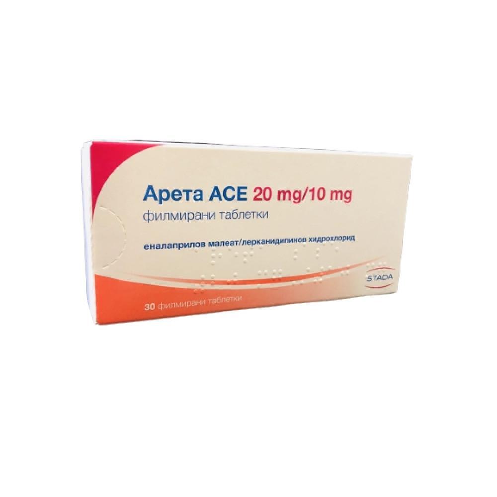 АРЕТА АСЕ ТАБЛ. 20МГ/10МГ Х 30 | ARETA ACE tab. 20MG/10MG X 30