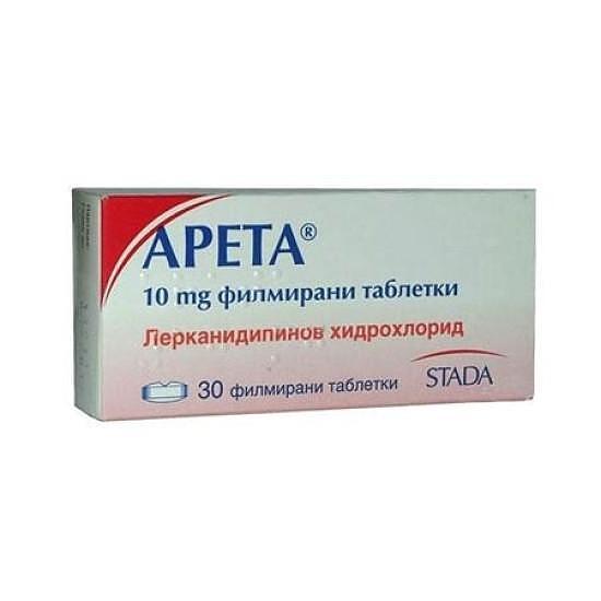 АРЕТА ТАБЛ. 10МГ Х 30 | ARETA tab. 10 MG X 30