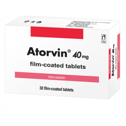 АТОРВИН ТАБЛ. 40МГ Х 30 | ATORVIN tab. 40 MG X 30