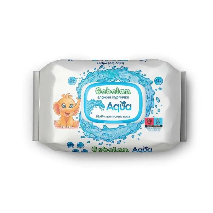 БЕБЕЛАН МОКРИ КЪРПИ 99.6% ВОДА | BEBELAN WET TOWELS 99.6% WATER