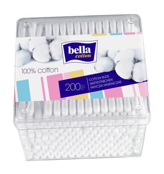 БЕЛА ХЕПИ КЛЕЧКИ ЗА УШИ 200 БР | WHITE HAPPY EAR STICKS 200 PCS