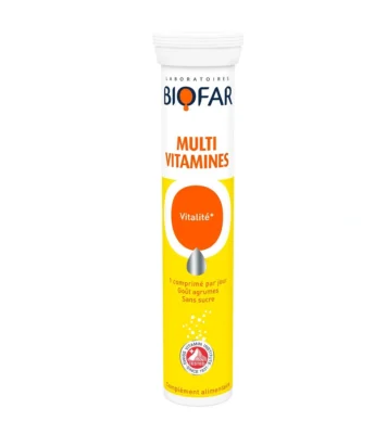 БИОФАР МУЛТИВИТАМИНИ 12 ЕФ.ТАБЛ. Х 20 | BIOFAR MULTIVITAMINS 12 EF.TAB. X 20