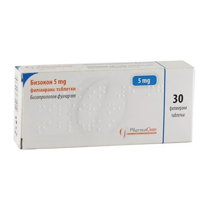 БИЗОКОН ТАБЛ. 5МГ Х 30 | BISOCON tab. 5 MG X 30