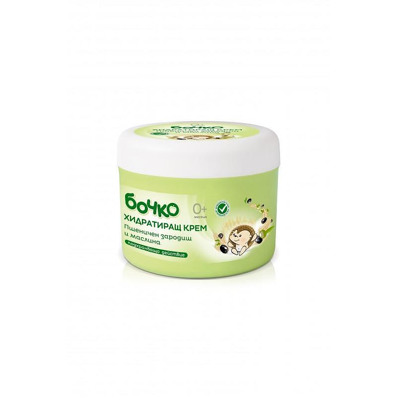 Бочко хидратиращ крем пшеничен зародиш и маслина 240мл. | Bochko moisturizing cream wheat germ and olive 240ml.