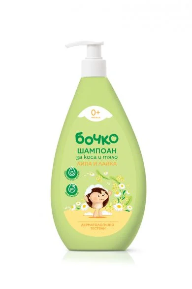 БОЧКО ШАМПОАН 400МЛ ЛАЙКА | BOCHKO SHAMPOO 400ML CHAMOMILE