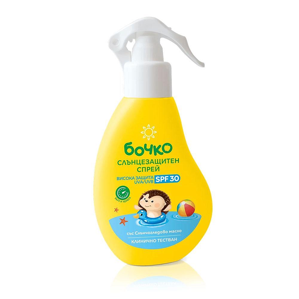 Бочко слънцезащитен спрей SPF30+ 150мл. | Bochko sun protection spray SPF30+ 150ml.