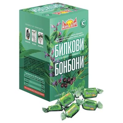Бонбони алпи билкови х 100бр. | Alpine herbal candies x 100 pcs.
