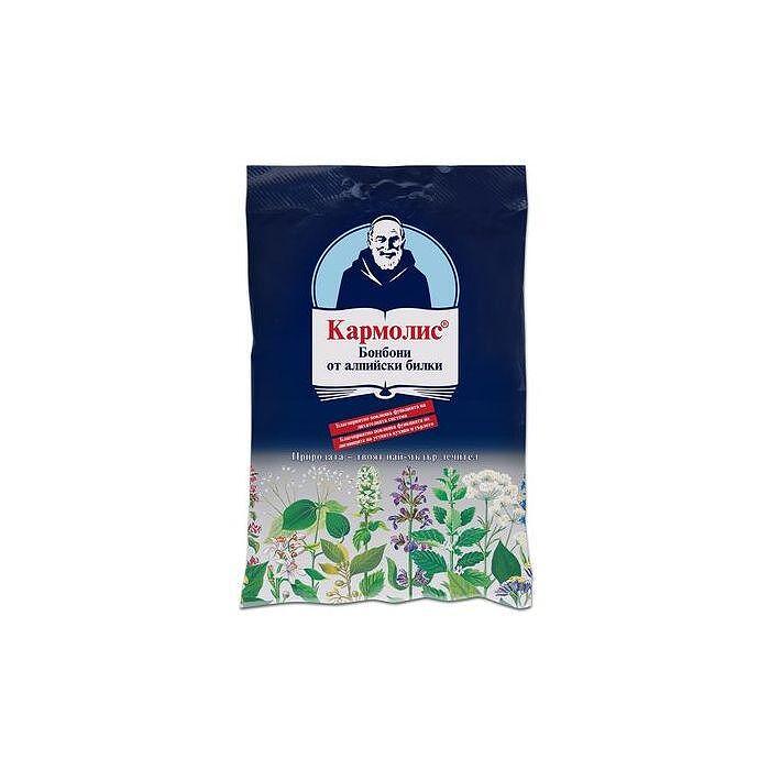 Бонбони кармолис със захар 75гр. (сини) | Carmolis candies with sugar 75g. (blue)
