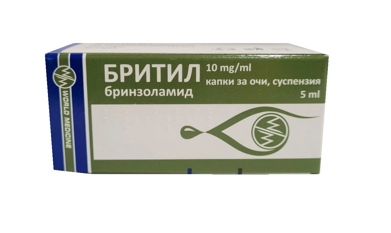 БРИТИЛ 10МГ/МЛ КАПКИ ЗА ОЧИ 5МЛ | BRITIL 10MG/ML EYE DROPS 5ML