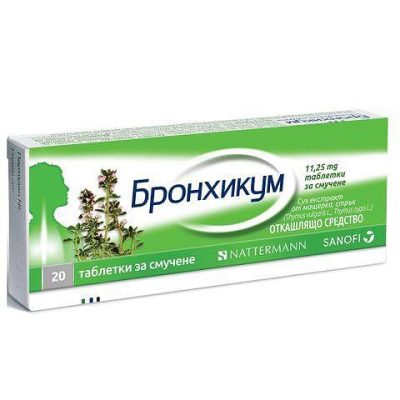 Бромхикум таблетки за кашлица х 20бр. | Bromhikum cough tab. x 20 pcs.