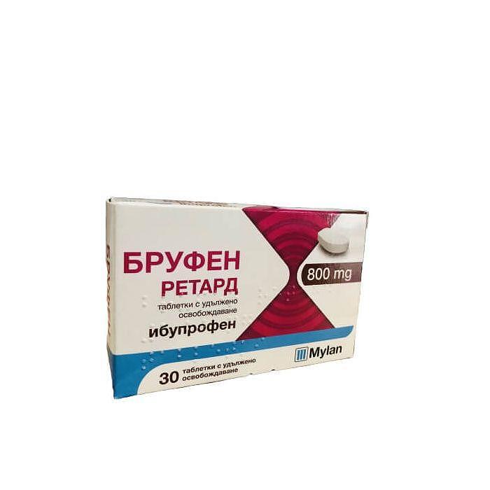 БРУФЕН РЕТАРД ТАБЛ. 800МГ Х 30 | BRUFEN RETARD tab. 800MG X 30
