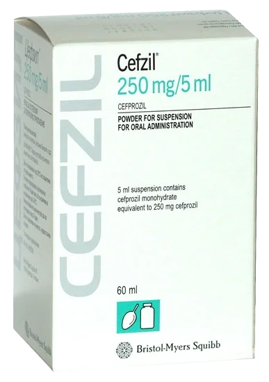 ЦЕФЗИЛ СУСП. 250МГ/5МЛ 60МЛ | CEFZIL SUSP. 250MG/5ML 60ML