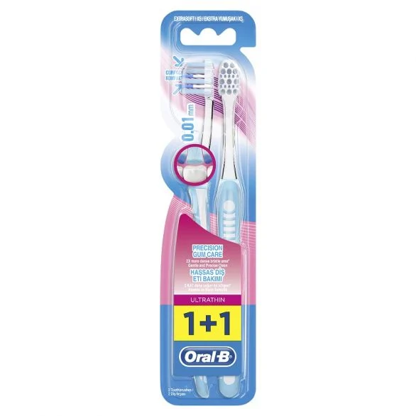 ЧЕТКА ЗА ЗЪБИ ОРАЛ-БИ 1+1 УЛТРА ТИЙН | TOOTHBRUSH ORAL-BI 1+1 ULTRA TEE