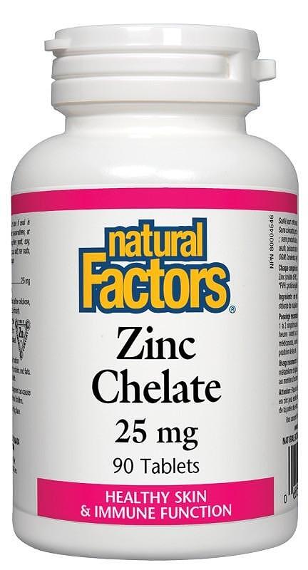 ЦИНК (ХЕЛАТ) ТАБЛ. 25МГ Х 90 NF 1683 | ZINC (CHELATE) tab. 25 MG X 90 NF 1683