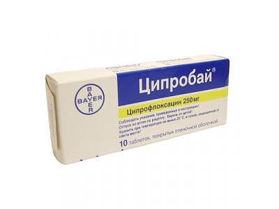 ЦИПРОБАЙ ТАБЛ. 500МГ Х 10 | CIPROBAI tab. 500MG X 10