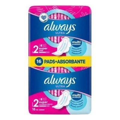 Дамски превръзки always ultra super plus duo х16 | Sanitary pads always ultra super plus duo x16