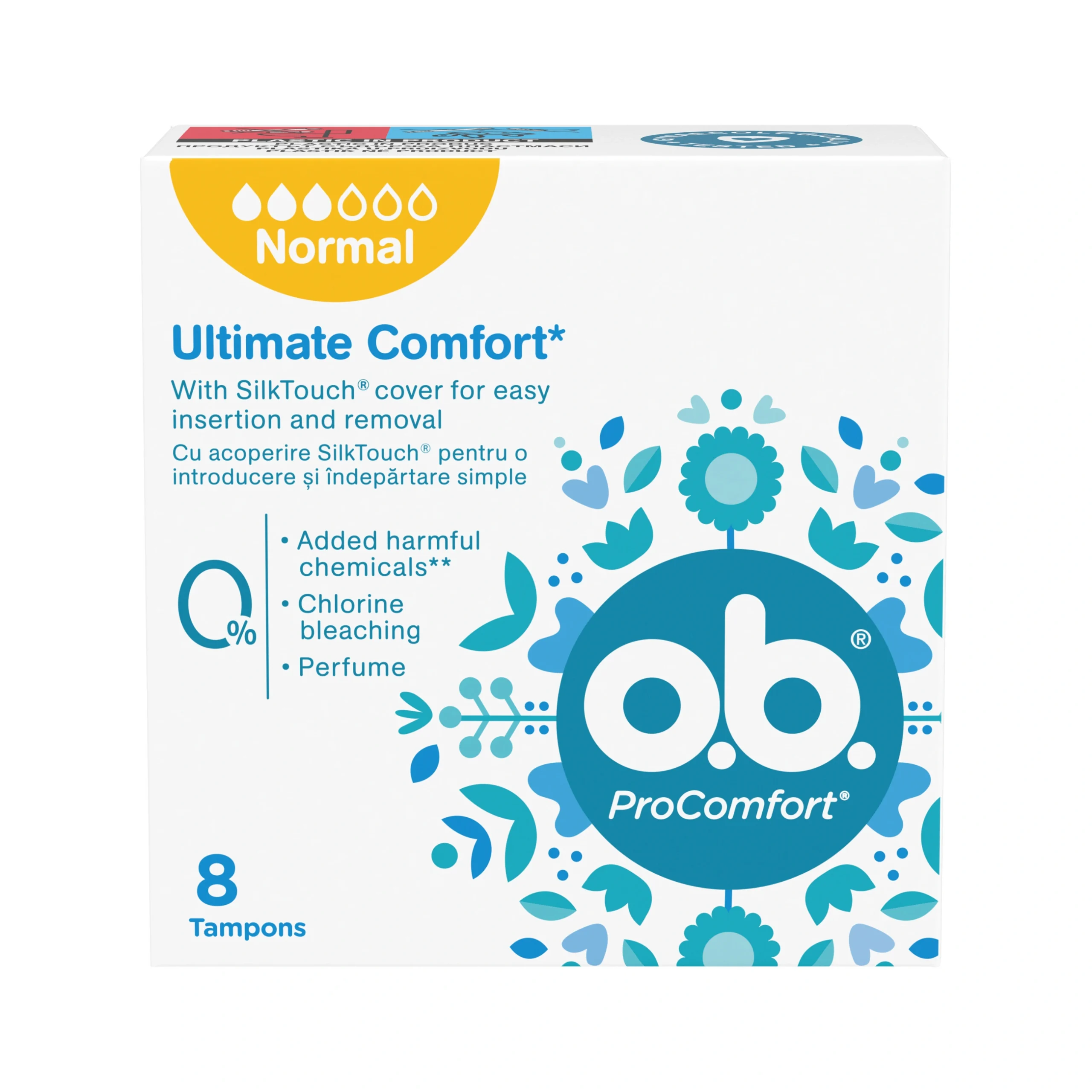 Дамски тампони комфорт нормал х8 О.В. | Women's tampons comfort normal x8 O.V.