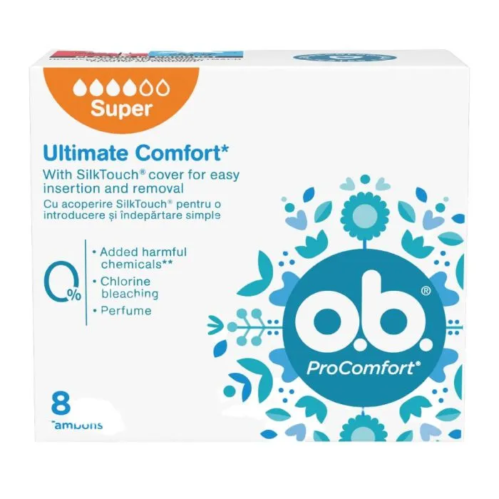 Дамски тампони комфорт супер х8 О.В. | Women's tampons comfort super x8 O.V.