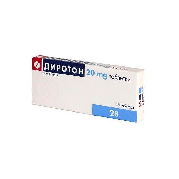 ДИРОТОН ТАБЛ. 20МГ Х 28 | DIROTON tab. 20 MG X 28