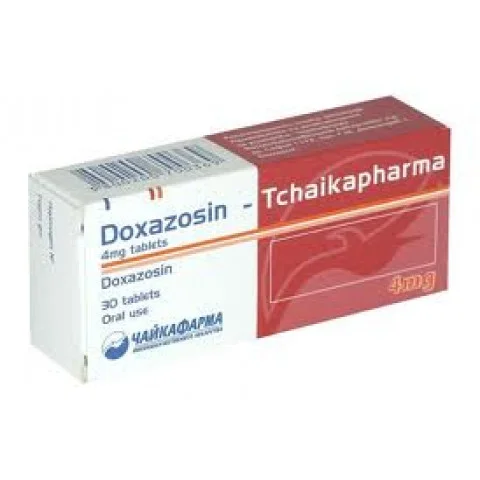 ДОКСАЗОЗИН ТАБЛ.4МГ Х 30 ЧФ | DOXAZOZIN tab. 4MG X 30 CHF