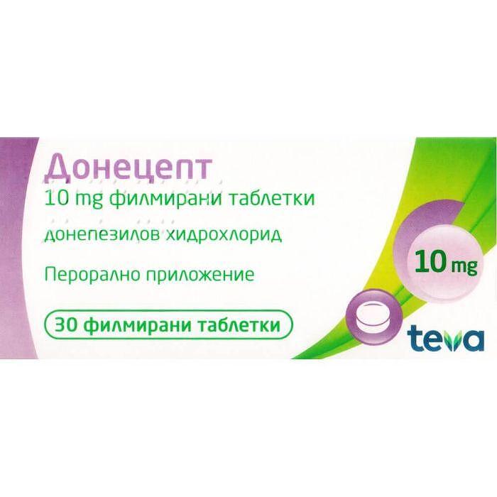 ДОНЕЦЕПТ ТАБЛ.10МГ Х 30 | DONECEPT tab. 10MG X 30