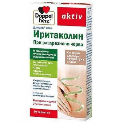 ДОПЕЛХЕРЦ АКТИВ ИРИТАКОЛИН ТАБЛ. Х 30 | DOPPELHERTZ ACTIVE IRITACOLINE tab. X 30