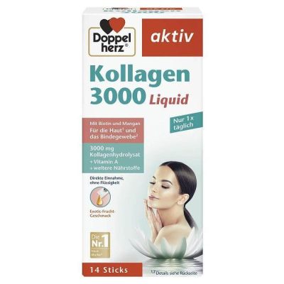 ДОПЕЛХЕРЦ АКТИВ КОЛАГЕН 3000 САШЕ Х 14 | DOPPELHERZ ACTIVE COLLAGEN 3000 SACHET X 14