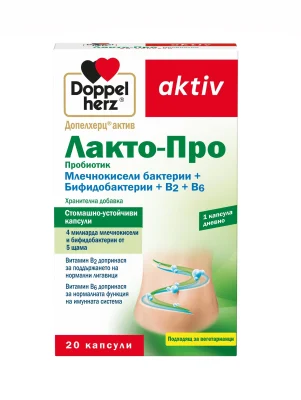 ДОПЕЛХЕРЦ АКТИВ ЛАКТО-ПРО Х 20 | DOPPELHERTZ ACTIVE LACTO-PRO X 20