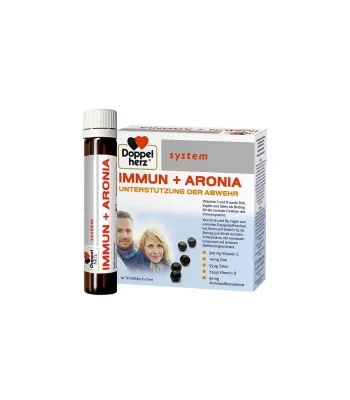 ДОПЕЛХЕРЦ СИСТЕМ ИМУН+АРОНИЯ НОВ ФЛАКОНИ Х 10 | DOPPELHERZ SYSTEM IMMUNE+ARONIA NEW VIALS X 10