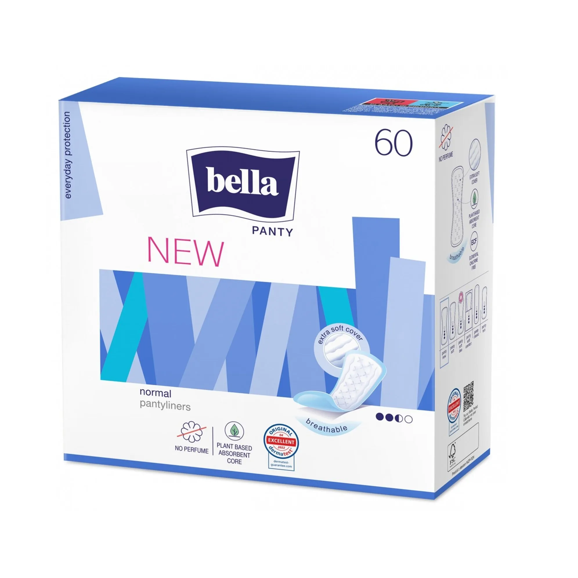 ДП БЕЛА ЕЖЕДНЕВНИ ПЕНТИ НОРМАЛ 60БР. | DP BELLA DAILY PADS NORMAL 60PCS.