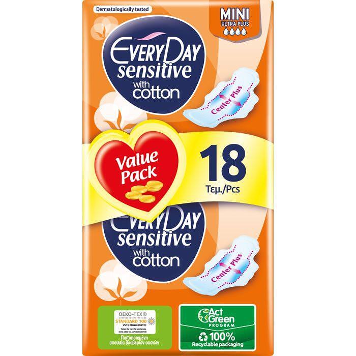 ДП ЕВРИДЕЙ СЕНСИТИВ МИНИ Х 18 | DP EVERYDAY PADS SENSITIVE MINI X 18