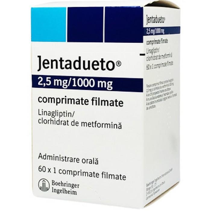 ДЖЕНТАДУЕТО ТАБЛ. 2.5МГ/1000МГ Х 60 | JENTADUETO tab. 2.5MG/1000MG X 60
