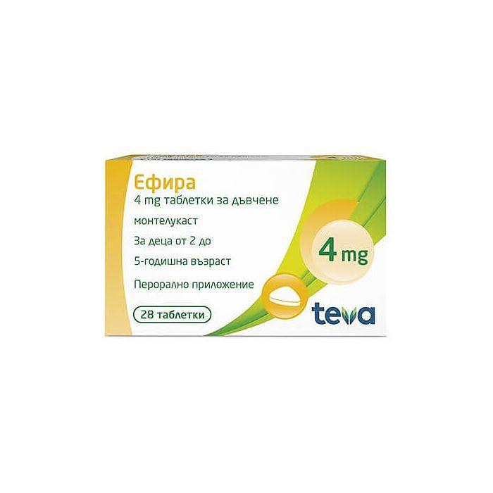 ЕФИРА ТАБЛ.4МГ Х 28 | EFIRA TABL.4MG X 28