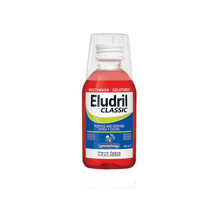 ЕЛУДРИЛ КЛАСИК ВОДА ЗА УСТА 200МЛ | ELUDRIL CLASSIC MOUTHWATER 200ML