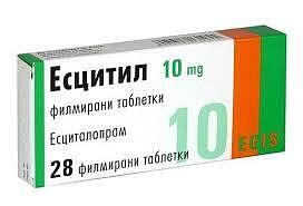 ЕСЦИТИЛ ТАБЛ. 10МГ Х 28 | ESCITIL tab. 10 MG X 28