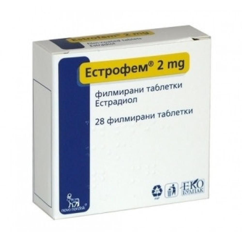 ЕСТРОФЕМ ТАБЛ. 2МГ Х 28 | ESTROPHEM tab. 2MG X 28