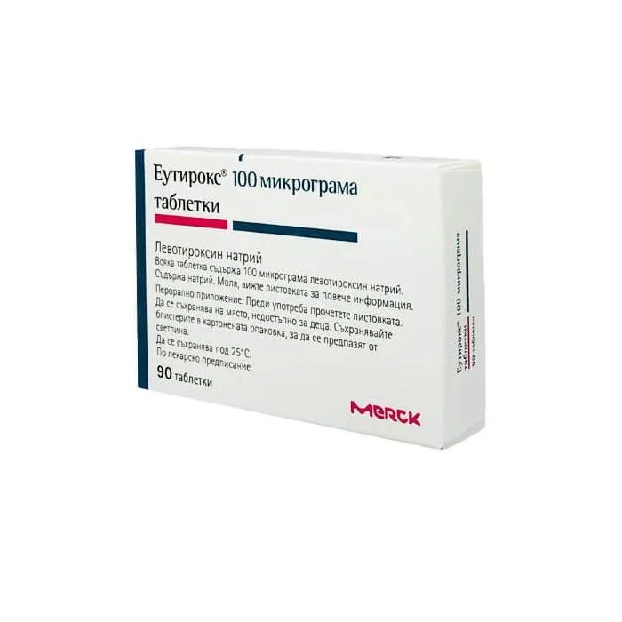 ЕУТИРОКС ТАБЛ. 100МКГ Х 90 | EUTHIROX tab. 100MG X 90
