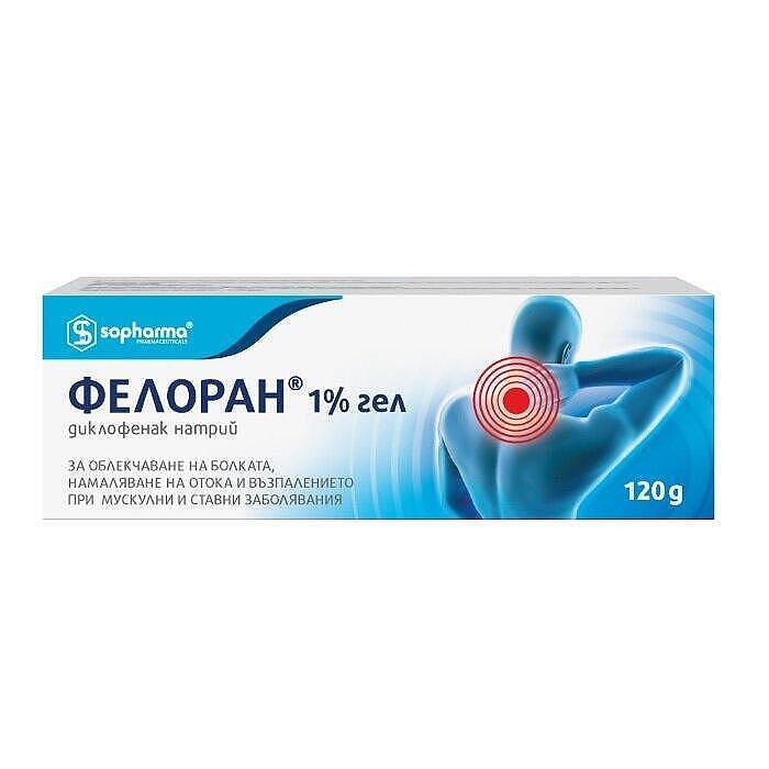 ФЕЛОРАН ГЕЛ 1% 120ГР СФ | FELORAN GEL 1% 120 GR SF