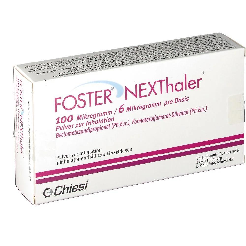 ФОСТЕР НЕКСТХАЛЕР 6МКГ/ДОЗА | FOSTER NEXTHALER 6MG/DOSE