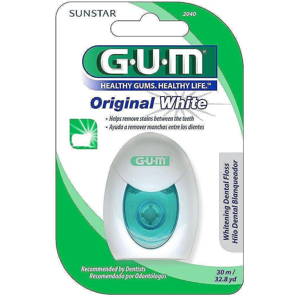 ГЪМ КОНЕЦ ЗА ЗЪБИ ИЗБЕЛВАЩ 30М 2040 | GUM DENTAL FLOSS BLEACHING 30M 2040