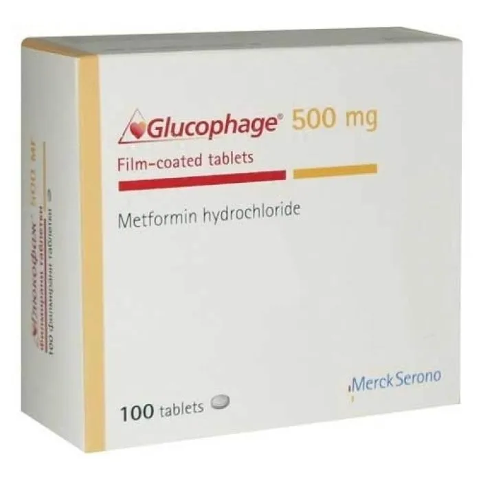 ГЛЮКОФАЖ ТАБЛ. 500МГ Х 100 | GLUCOPHAGE tab. 500MG X 100