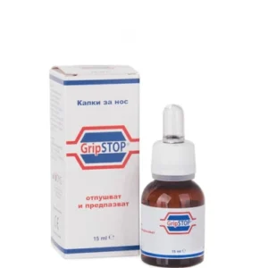 ГРИП СТОП КАПКИ ЗА НОС 15МЛ | FLU STOP NOSE DROPS 15ML