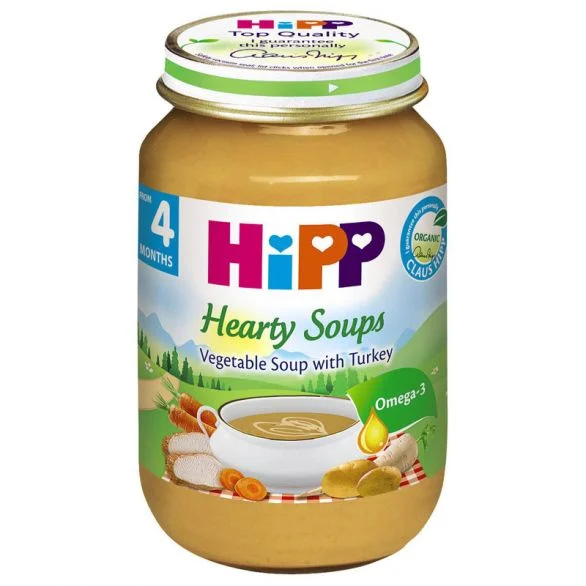 ХИП СУПА ЗЕЛЕН.И ПУЙКА 190Г 7963-01 | HIPP SOUP GREEN AND TURKEY 190G 7963-01