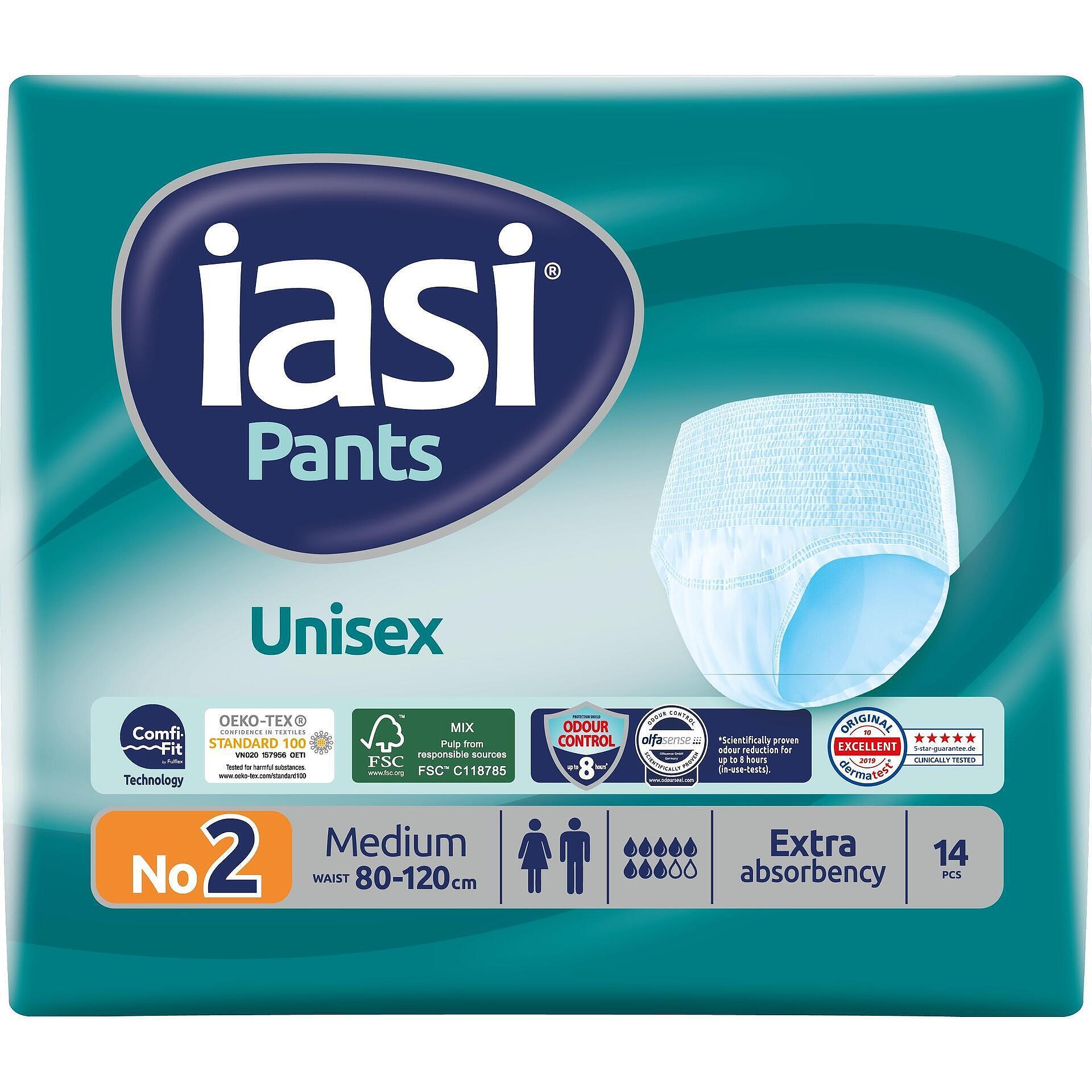 IASI Pants Гащи за възрастни Unisex N2 M 14 бр | IASI Pants Pants for adults Unisex N2 M 14 pcs