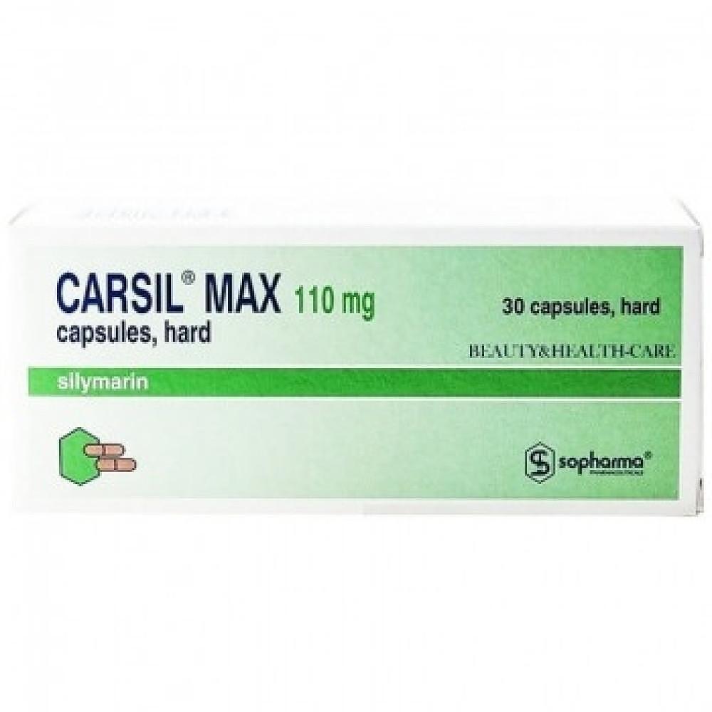 КАРСИЛ МАКС КАПС. 110МГ Х 30 | CARSIL MAX CAPS. 110 MG X 30