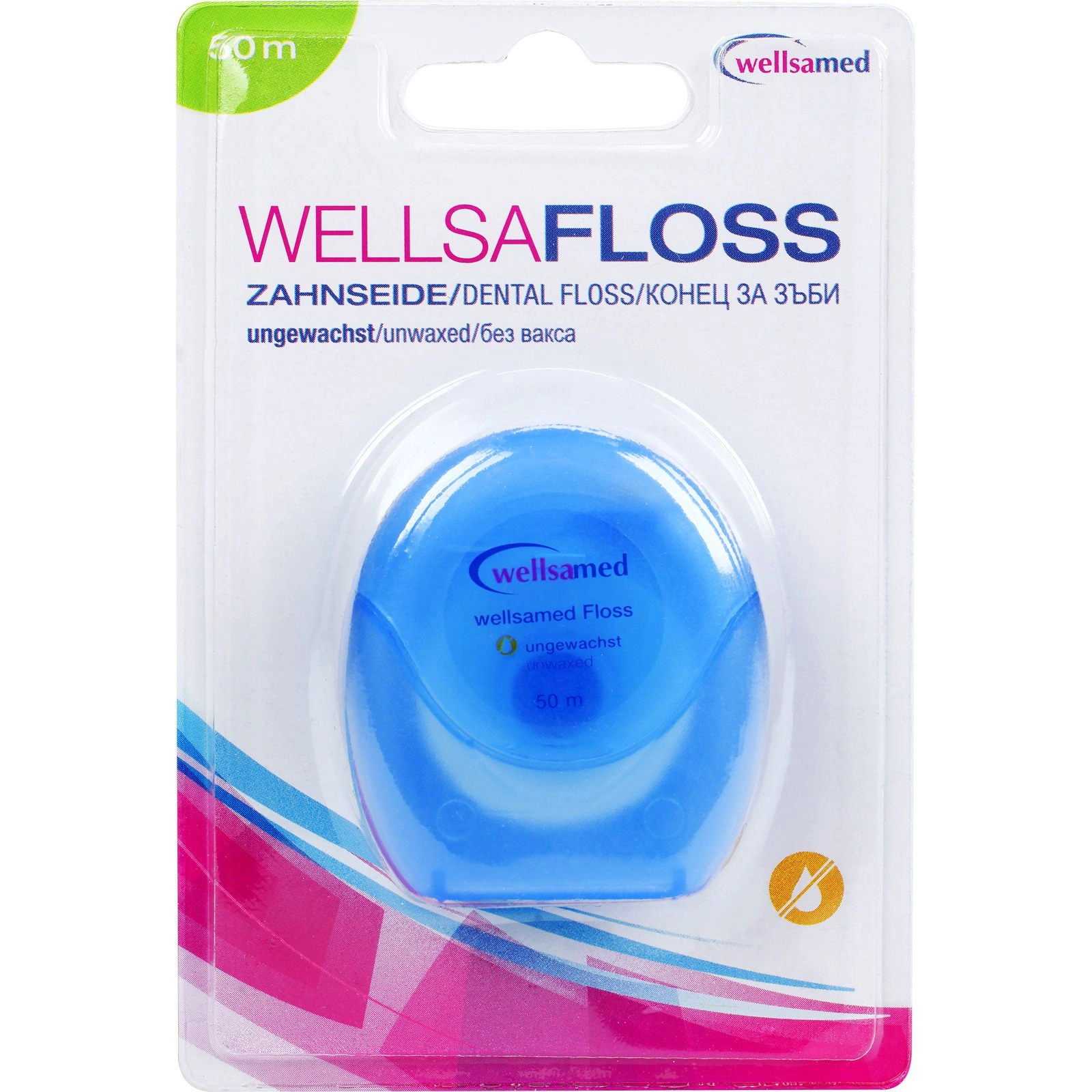 КОНЕЦ ЗА ЗЪБИ УЕЛАСАМЕД 50М | WELLASAMED DENTAL FLOSS 50M